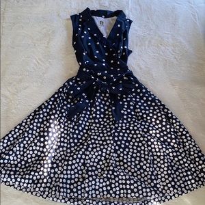 Ombré polka dot retro dress!